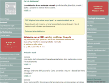 Tablet Screenshot of melatonina.it