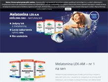 Tablet Screenshot of melatonina.pl