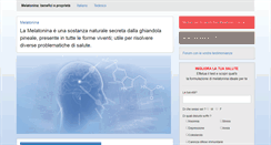 Desktop Screenshot of melatonina.net