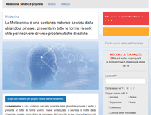 Tablet Screenshot of melatonina.net