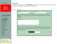 Tablet Screenshot of forum.melatonina.it